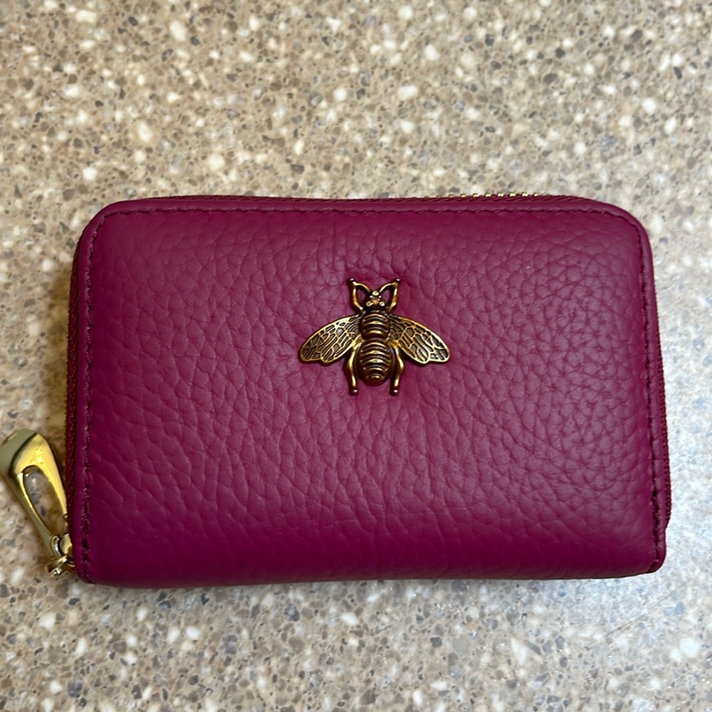 Imeetu leather RFID wallet excellent used condition